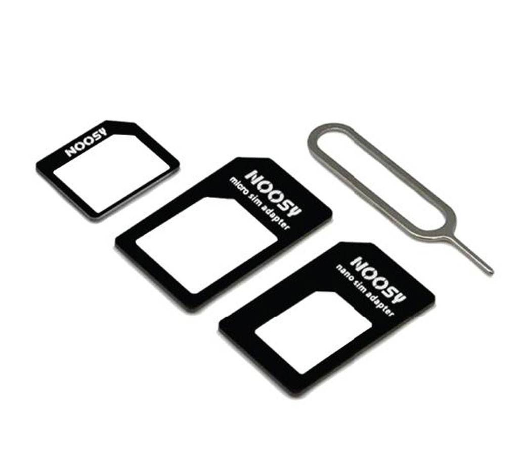 4 in 1 Noosy Micro Nano SIM Card Adapter
