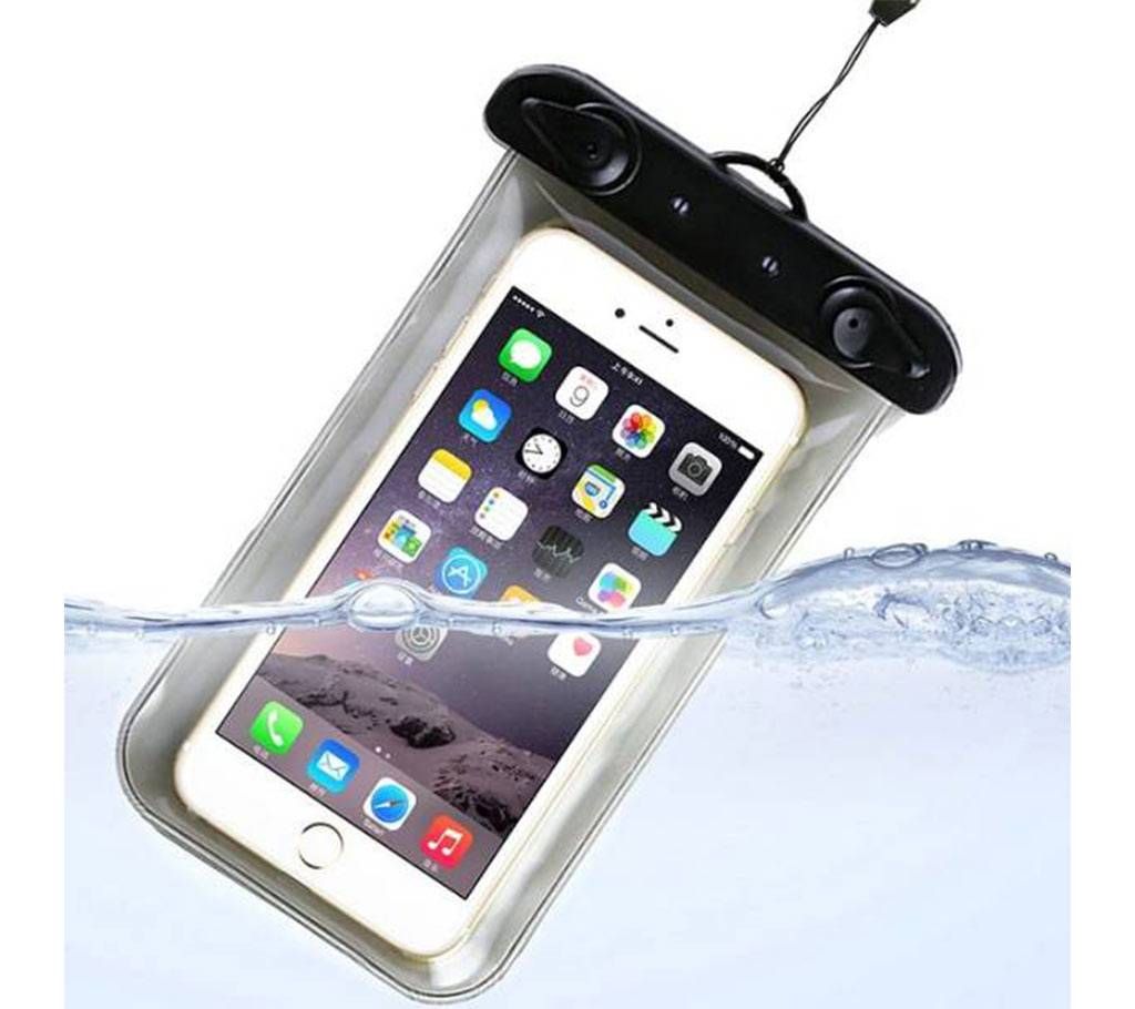 Waterproof Mobile Pouch Bag - Black