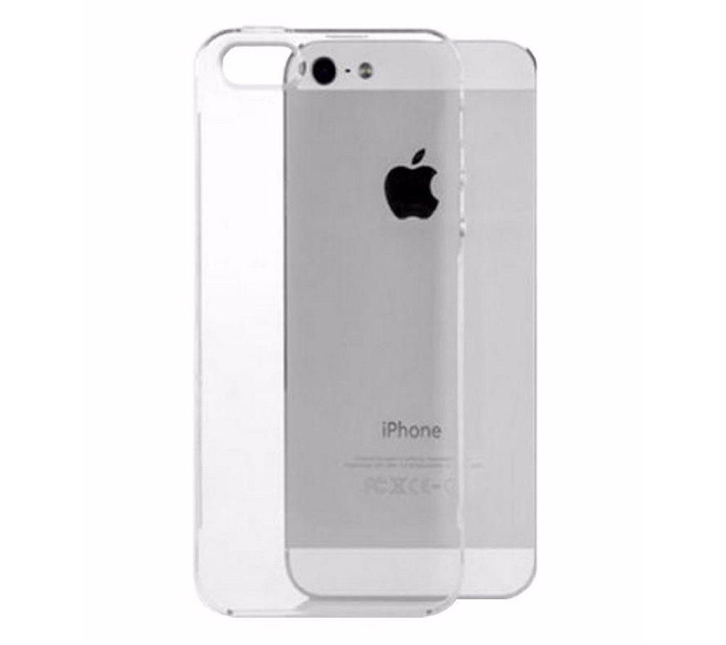 Transparent Back Case Cover for iPhone 5 
