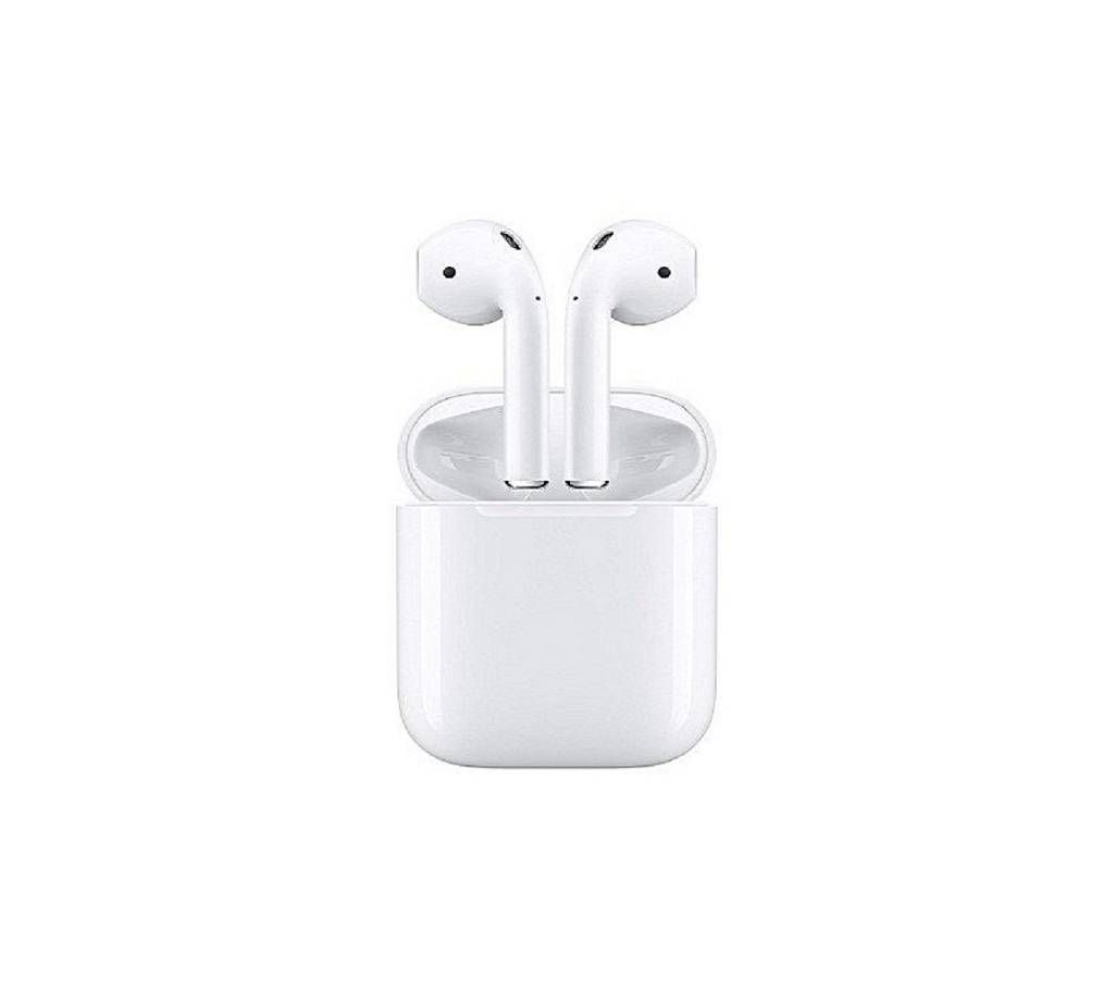 I7S Dual Mini Wireless 4.1 Bluetooth Earphone With Power Case - White
