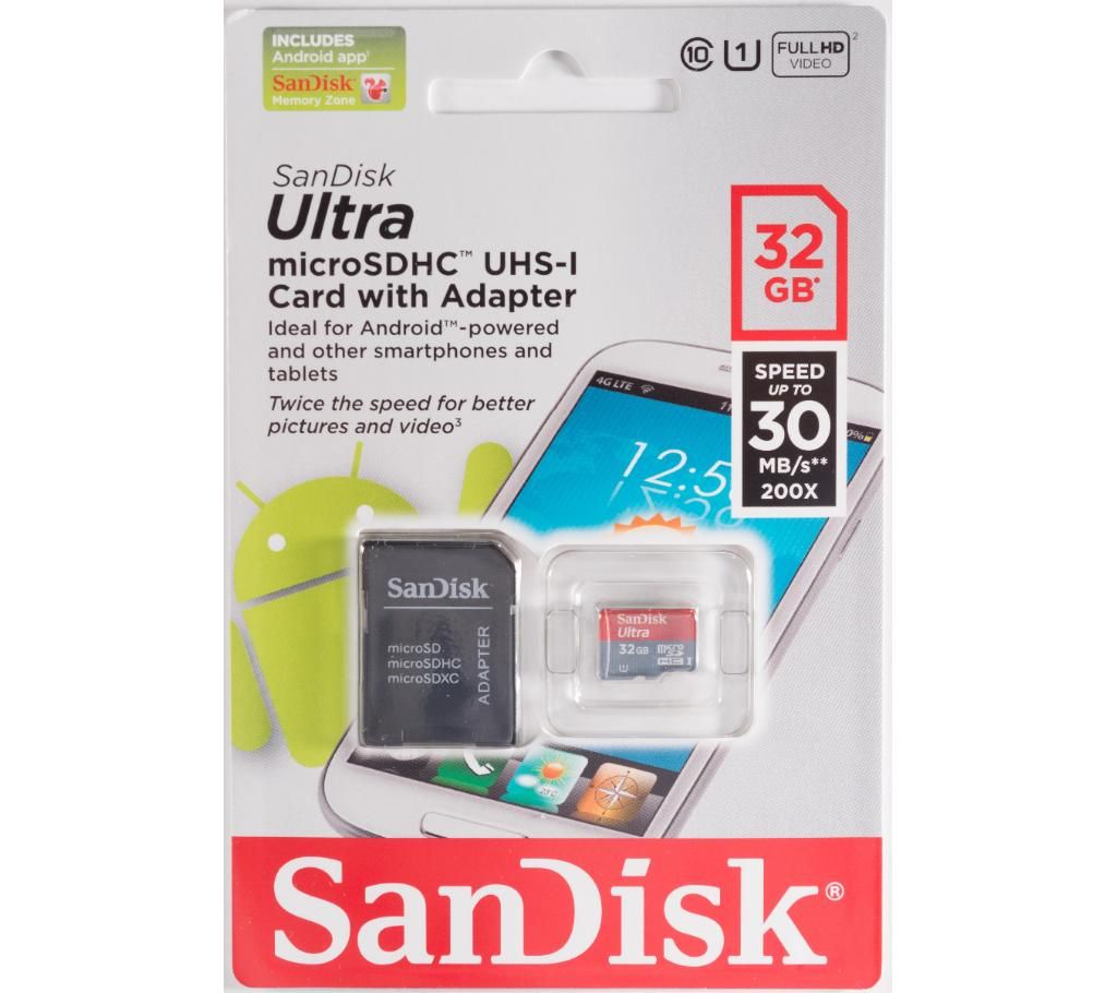 SanDisk Ultra Micro SD Card - 32 GB