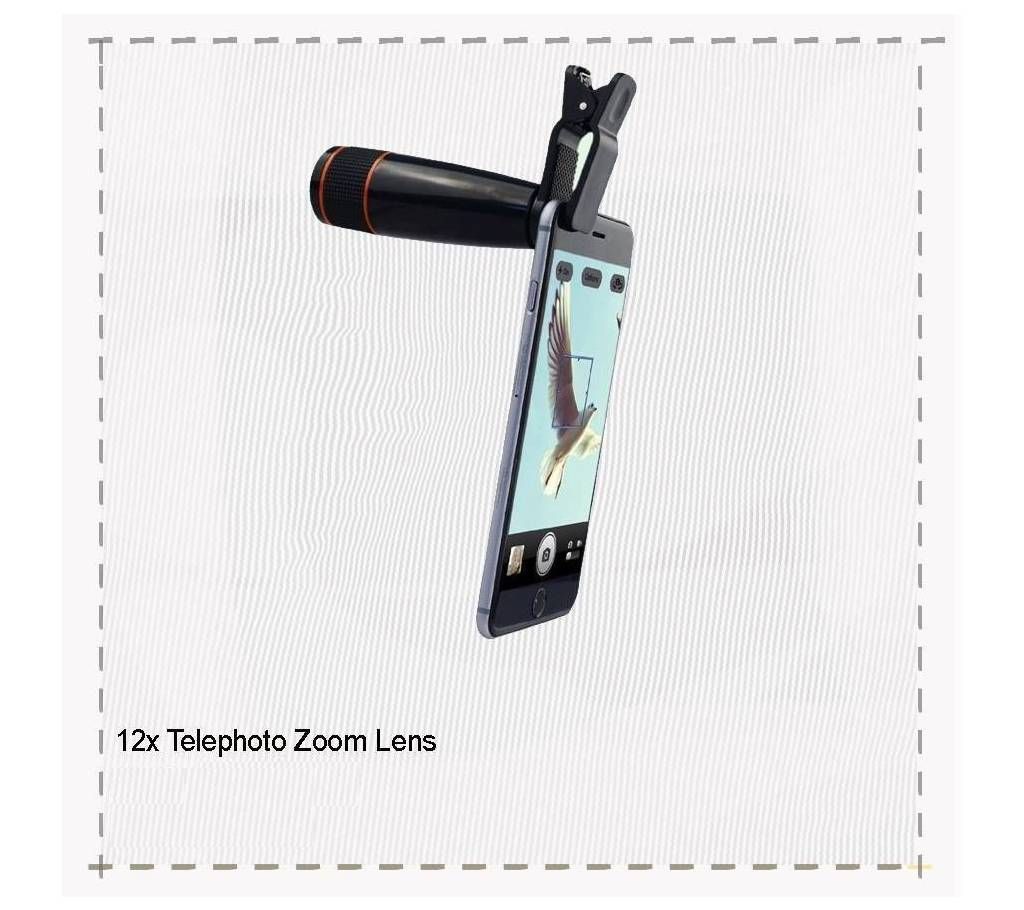 Mobile Telephoto Zoom+Blur Lens (12X)