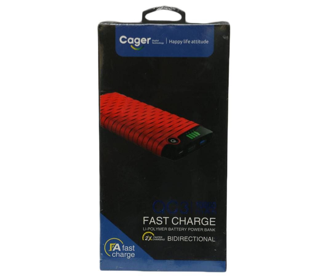 Cager 10000 mAh fast charge power bank