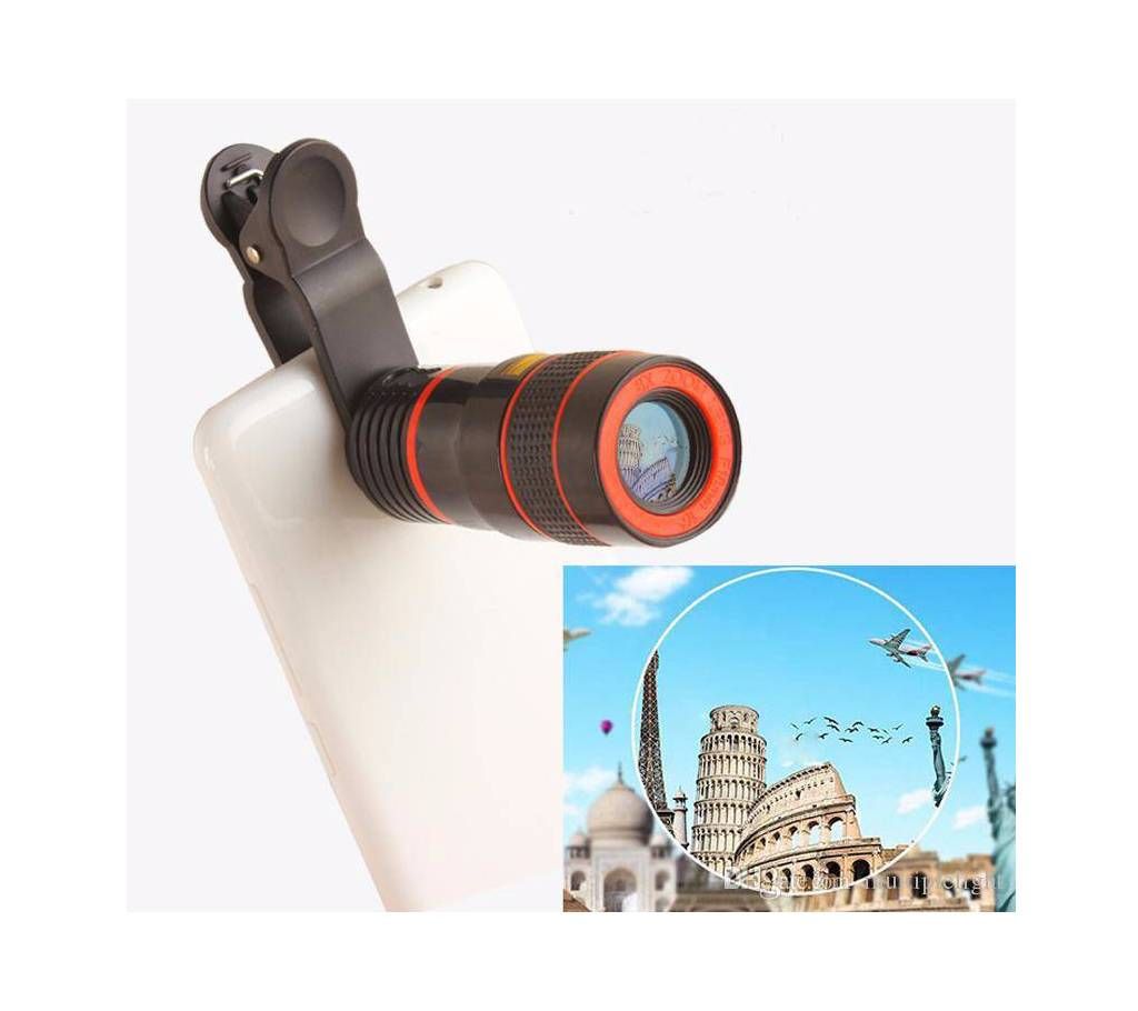 8X zoom telescope mobile lens 