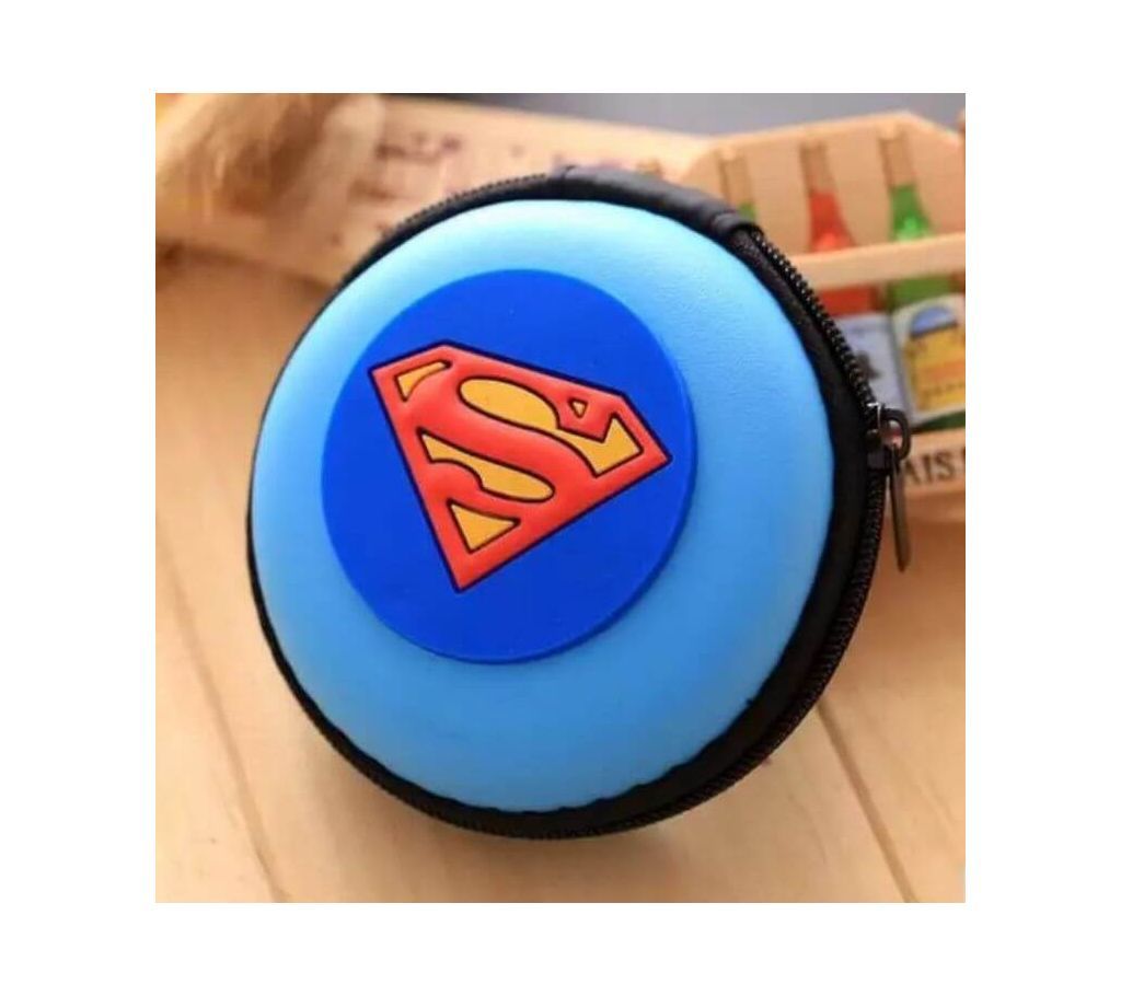 Superman Logo Round Headphone Case