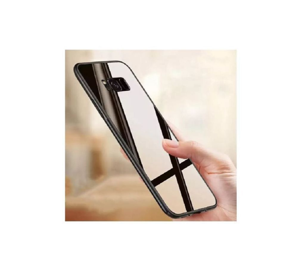  GLASS CASE BLACK for SAMSUNG  GALAXY S8+  CHG