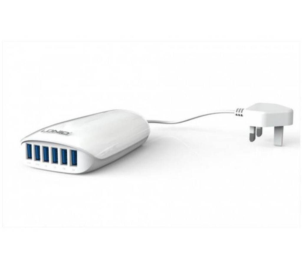 LDNIO A6573 5.4 Amp USB Charger-6 Ports 