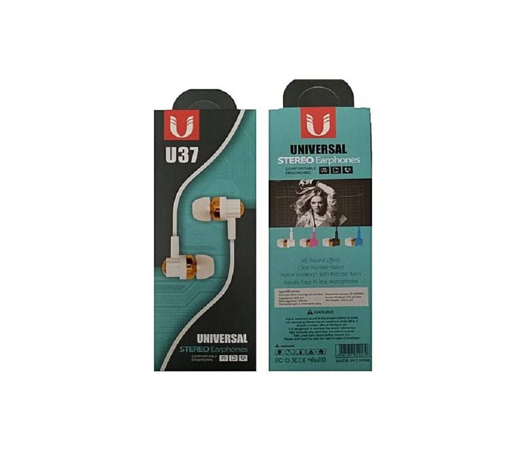 U37 Universal Earphone