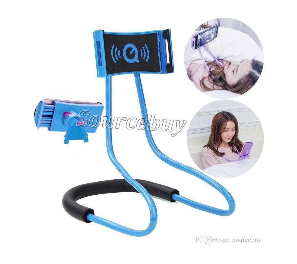 Neck Cell Phone Holder 360 Degree Mobile Stand multicolor