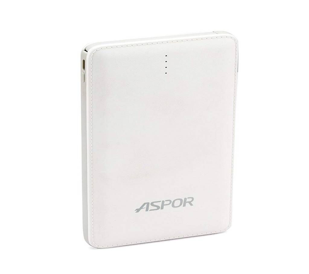 Slim Power Bank With Built-in Micro USB output - 10500mAh - White