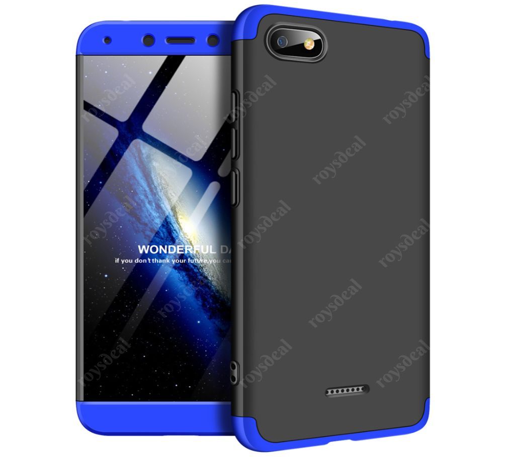 GKK 3 in 1 Full 360 Degrees Cover for redmi 6a