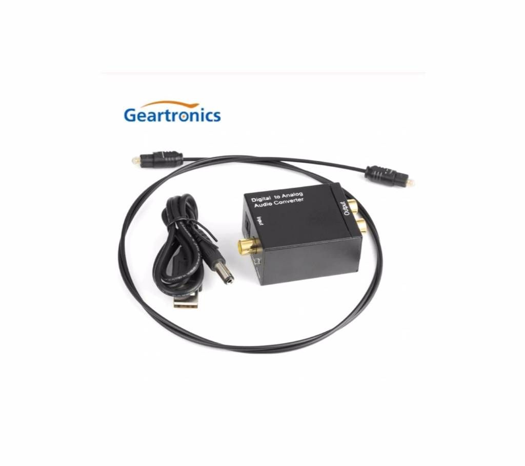 3.5mm Digital-to-Analog  Audio Converter Adapter