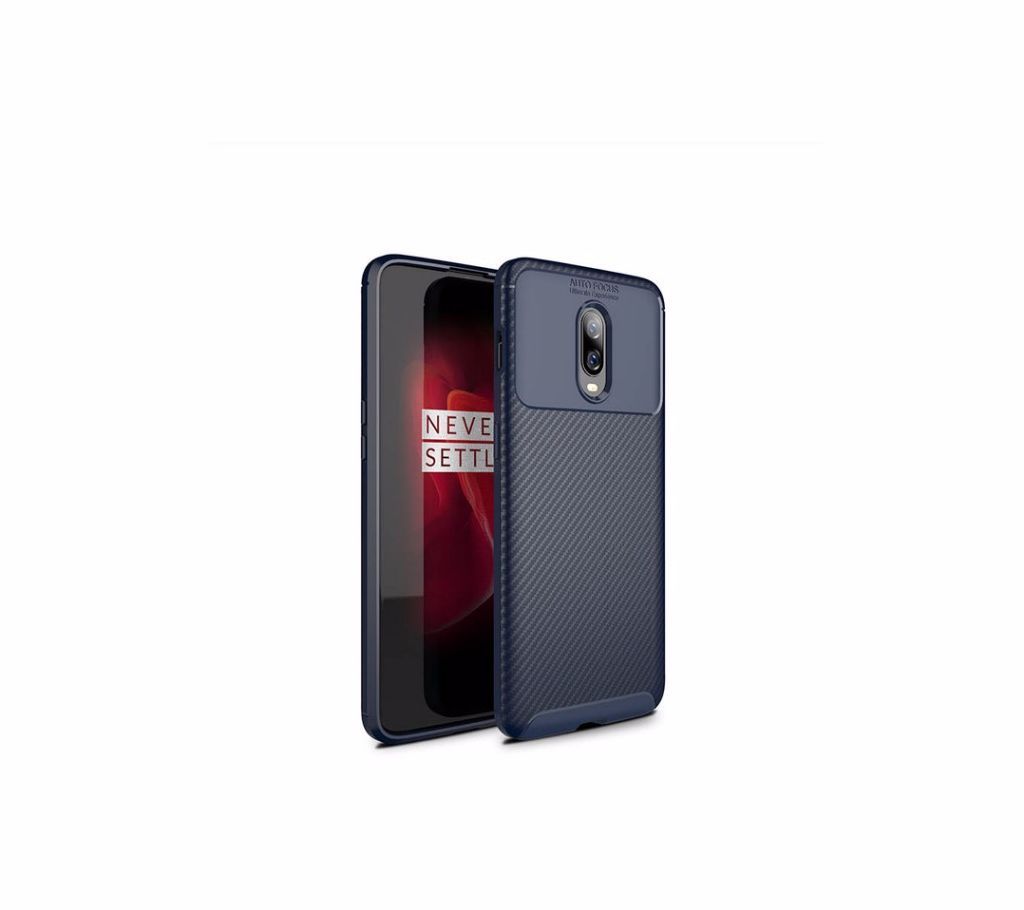 Carbon Fiber Soft TPU Silicone Shockproof Bumper Case for One Plus 6T