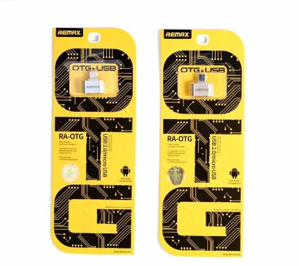 REMAX Micro USB OTG Plug - Gold
