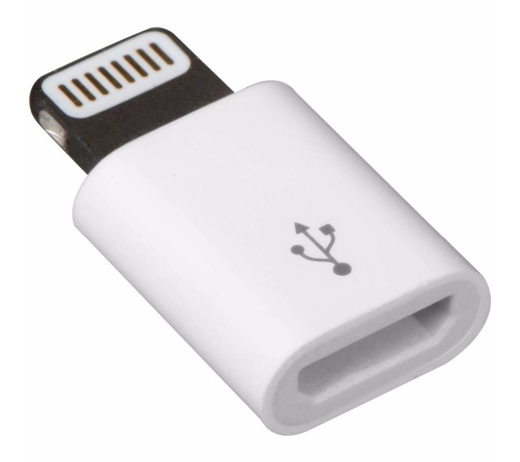 iPhone port to micro USB converter