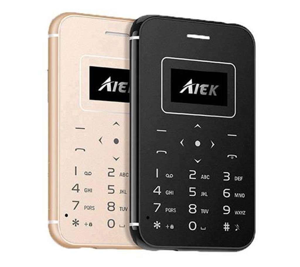 AIEK X8 Mini Card Phone-1 pc
