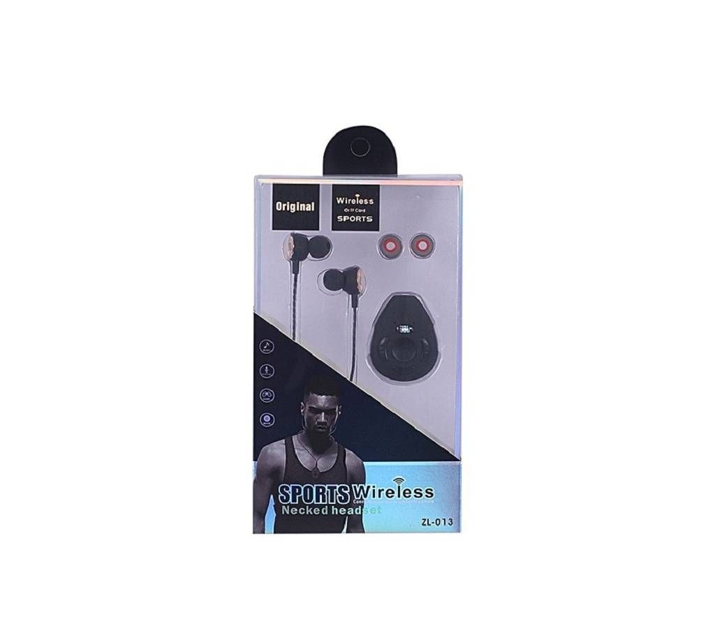JBL ZL-013 Wireless Smart Sports Stereo Earphone - Black and Gold