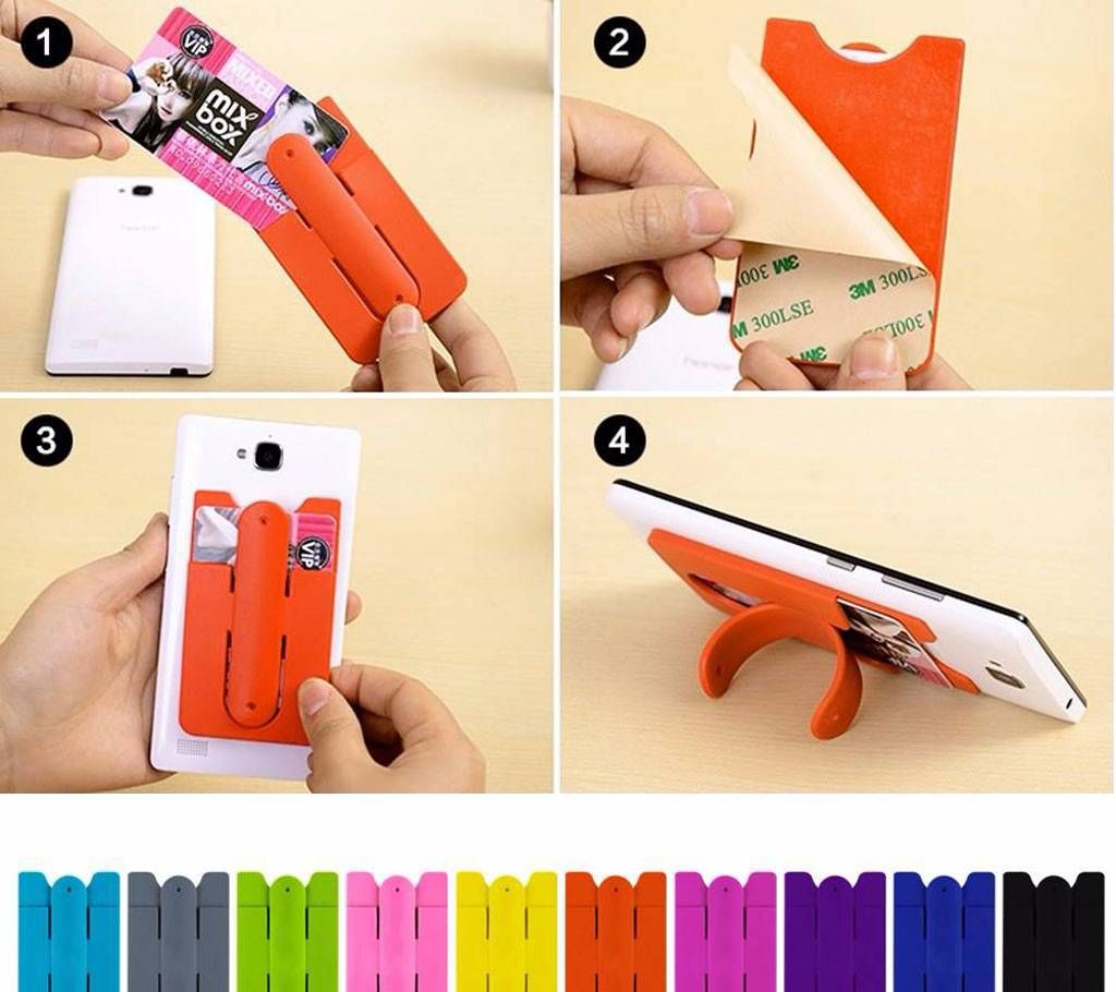 Credit card mobile stand 