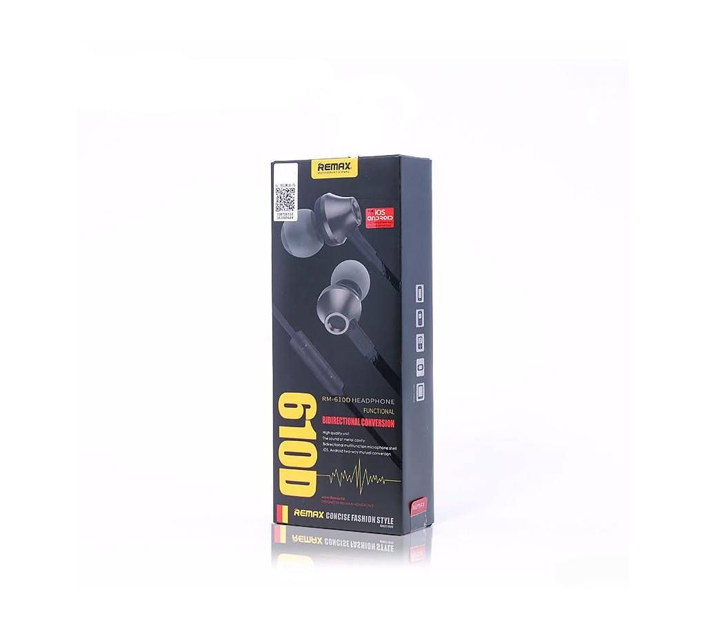 Original Remax RM 610D Earphones