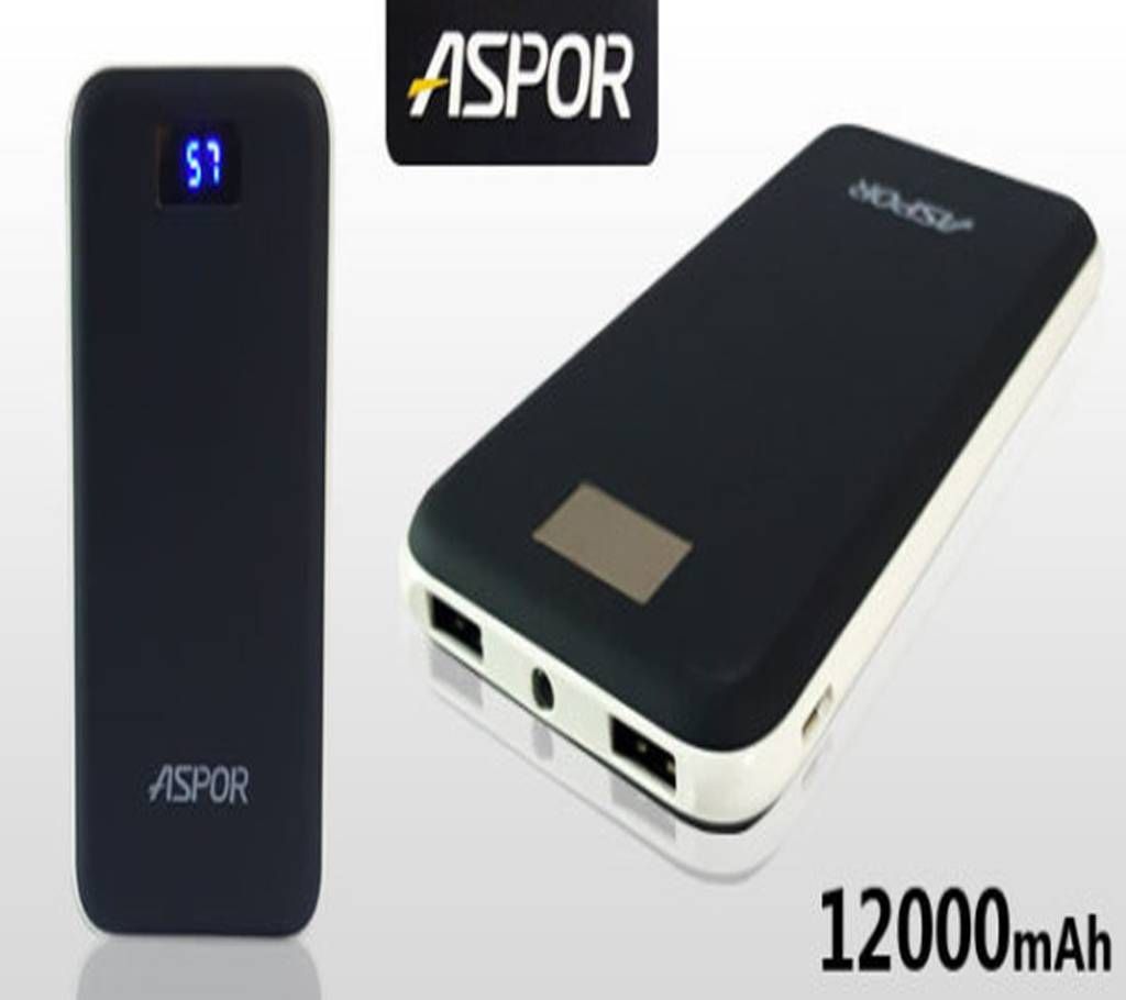 Aspor 12000 mAh Power Bank