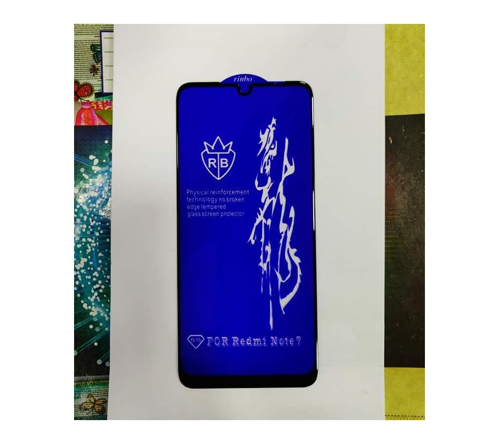 Blue Edition 6D Glass protector For Xiaomi Redmi Note 7