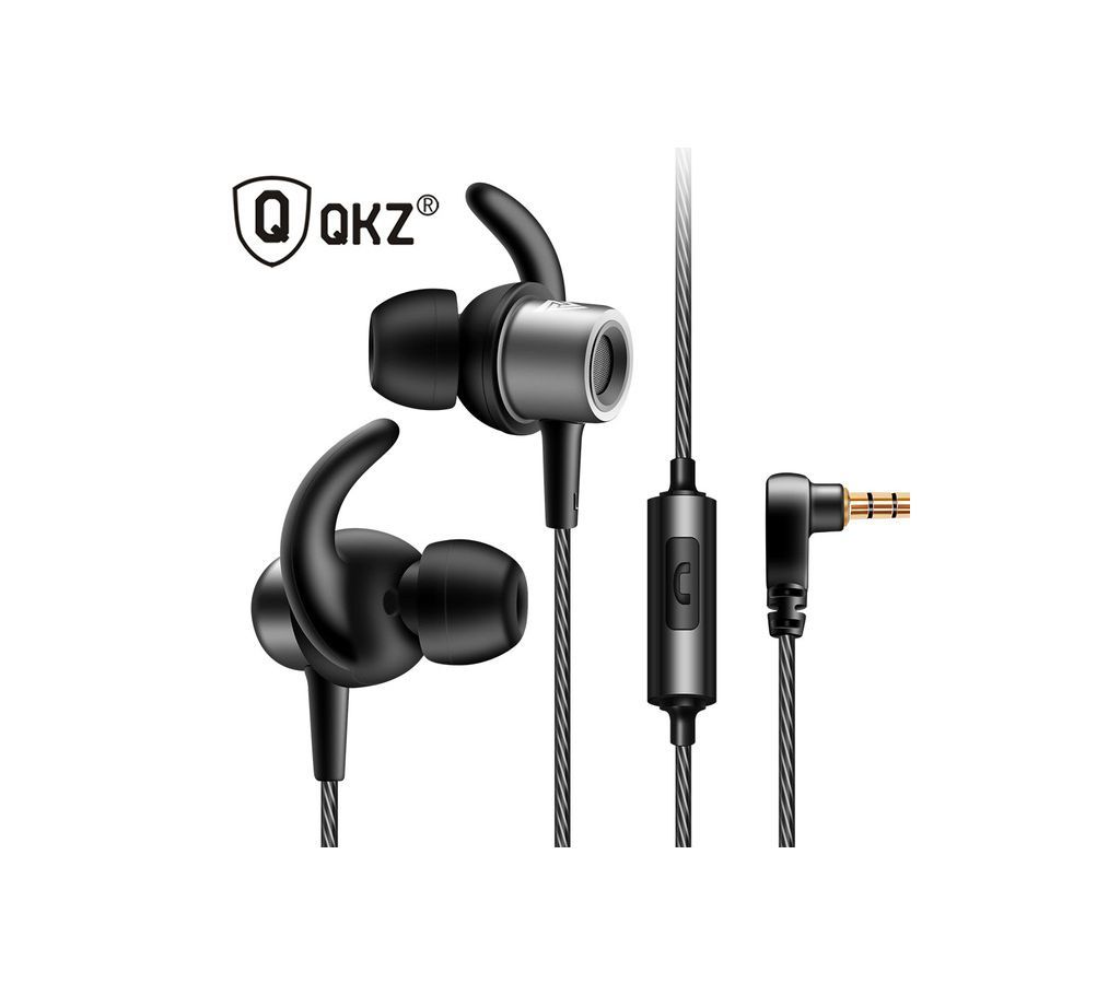 QKZ-CK1 Metal Earphone HiFi Headphone Hi-Res Audio-Black
