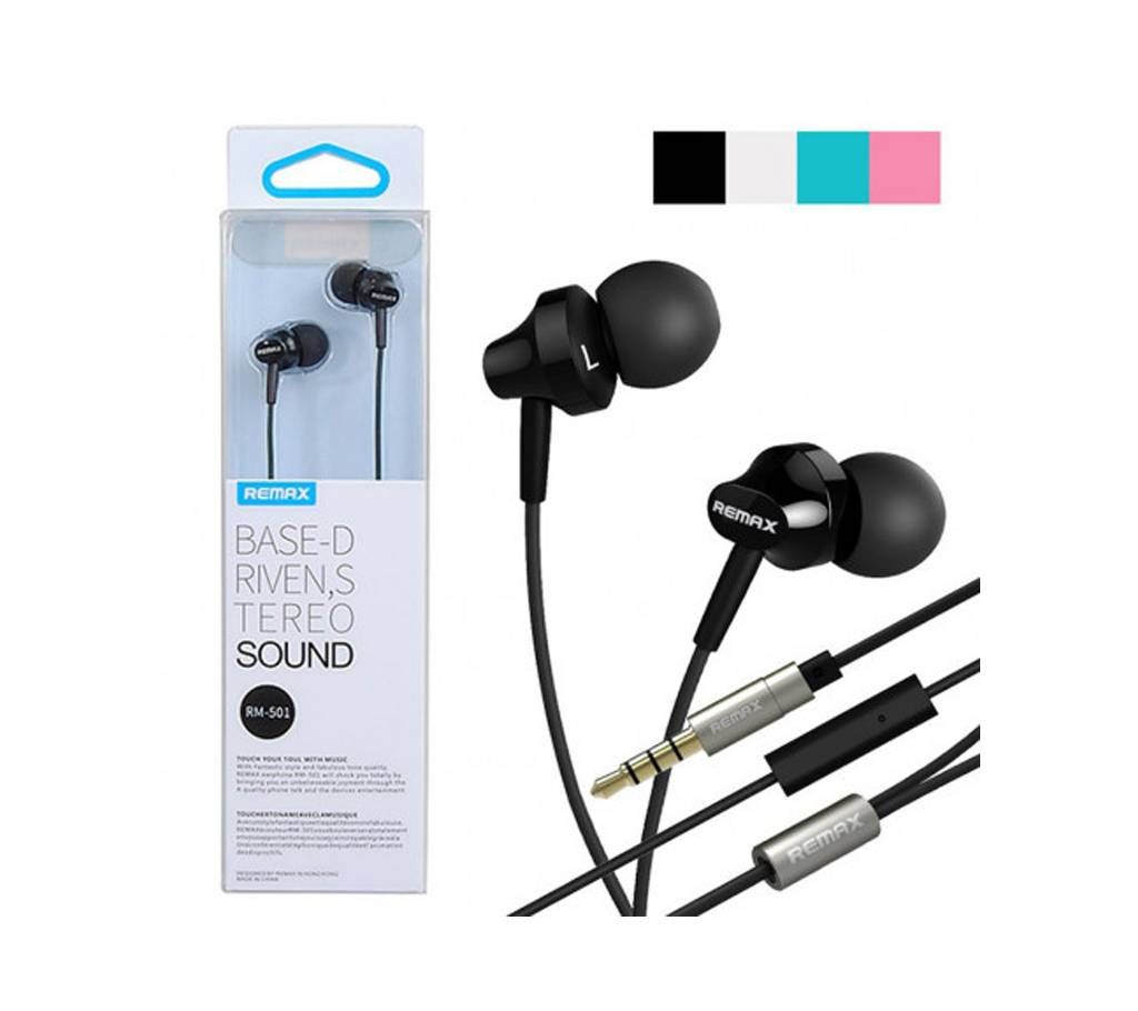 REMAX RM-501 In-ear Stereo Earphone with Mic