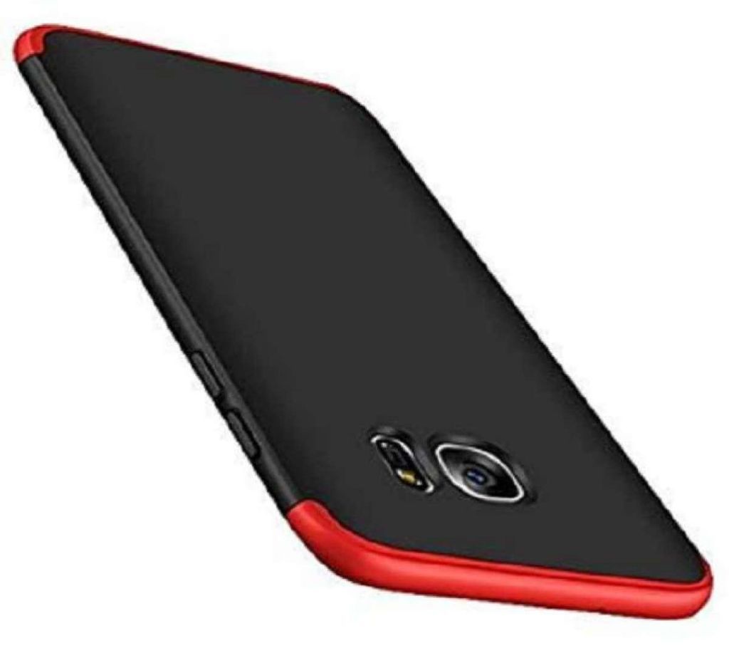 Samsung Galaxy S6 Edge 360 Degree GKK Back Cover - Red