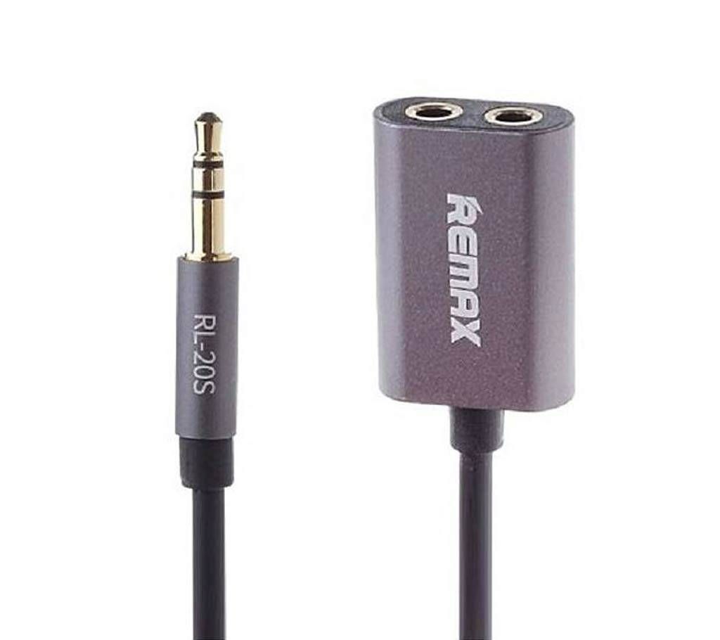 REMAX S20 1-to-2 3.5mm Aux Audio Jack Split