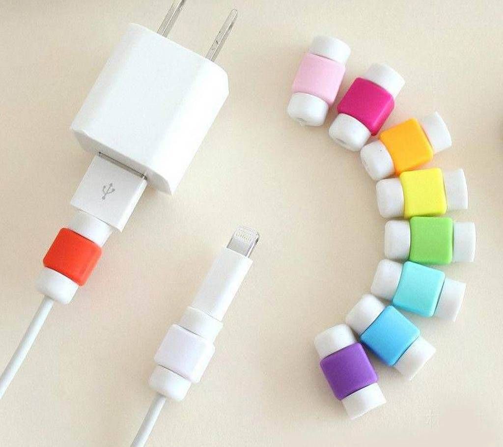2pcs USB Cable Protector Saver Earphone Cord  Protection Sleeve - 1 piece