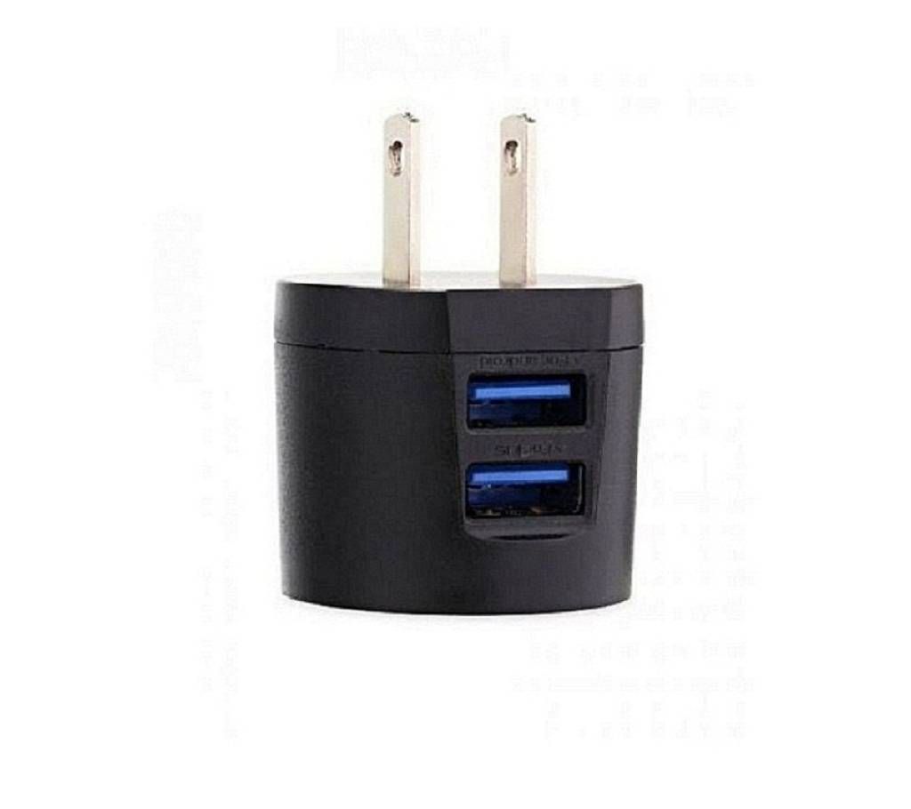 Awei C-800 Portable Dual USB Travel Charger - Blac