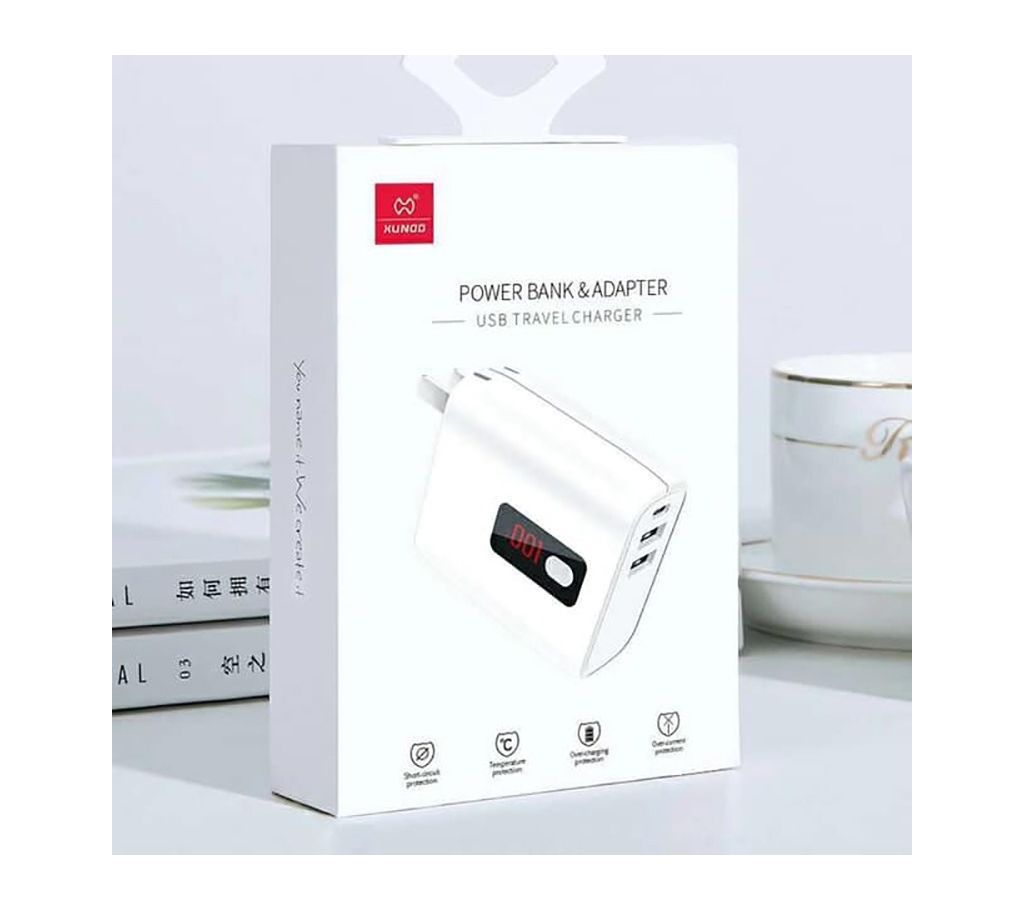 XUNDD XDCH-004 USB Charging Adapter & Power Bank 5000mAh