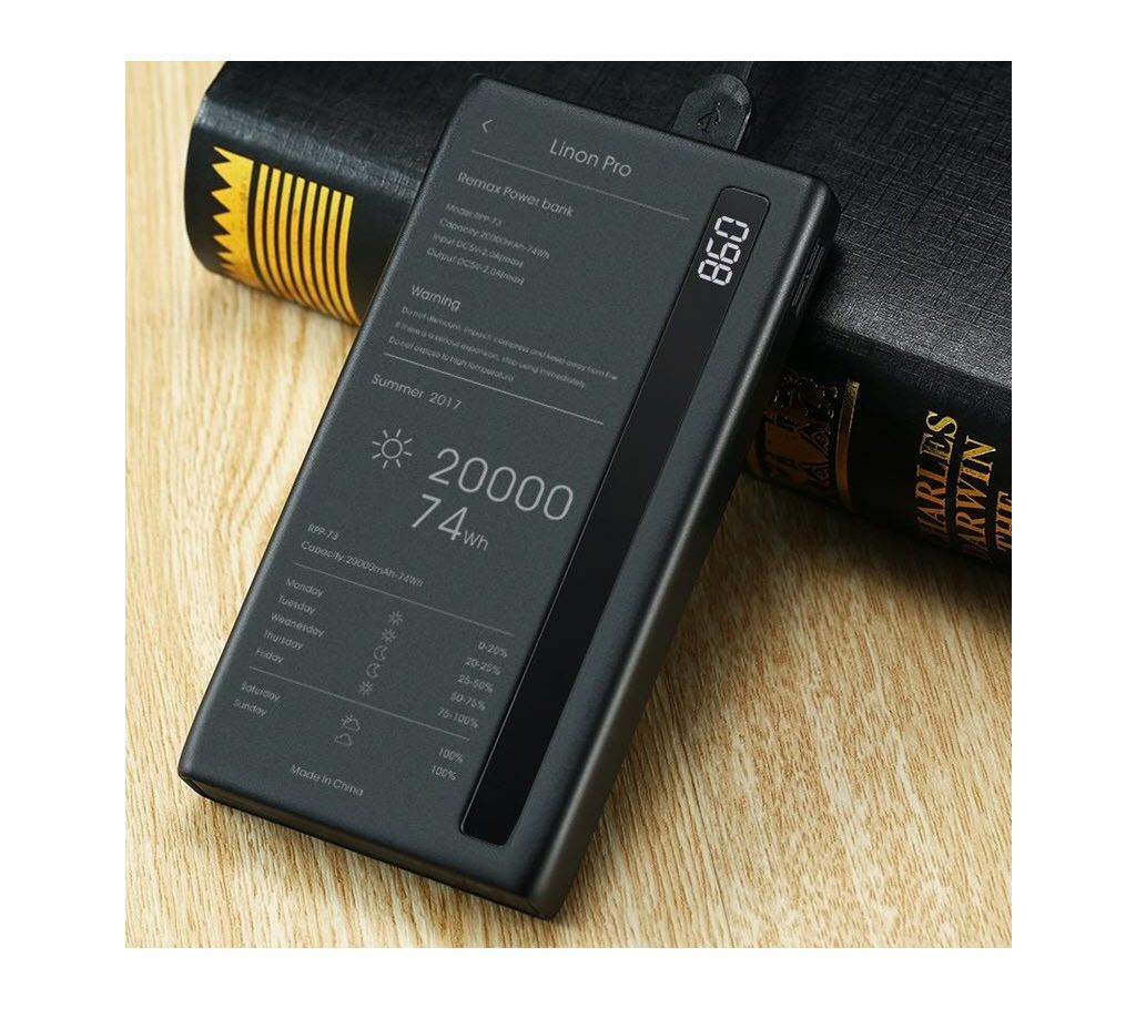 REMAX Linon Pro Power Bank 20000Mah