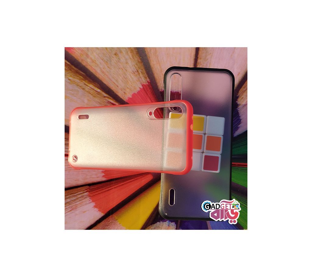 Slim Transparent Matte Cases For Xiaomi Redmi A3-Black
