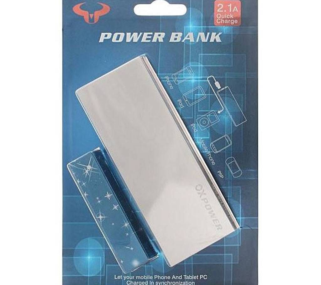 OX Power Bank 8000mAh - Silver