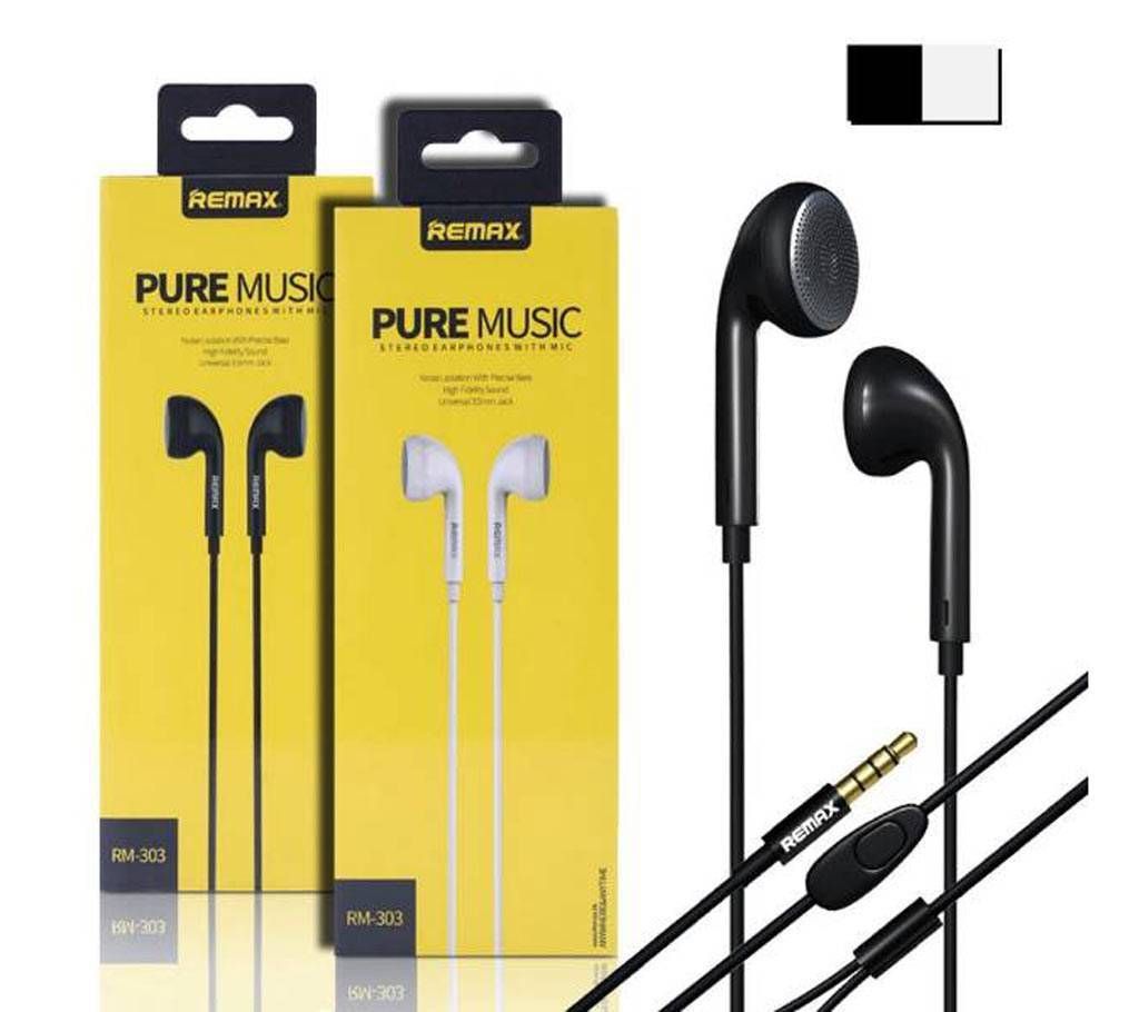 Remax RM-303 Pure Music Wired Earphones