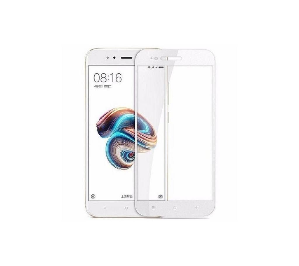 Redmi Note 5A Tempered Glass Screen Protector - White and Transparent