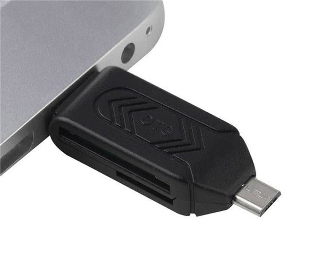 
2 in 1 mini usb otg Card reader

