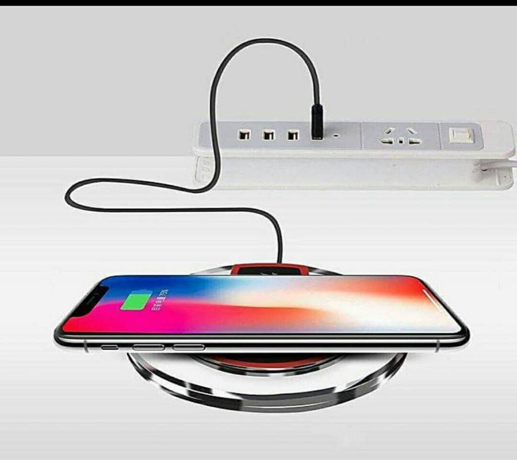 QI-Fantacy Wireless Charging Pad Universal Charger - Black