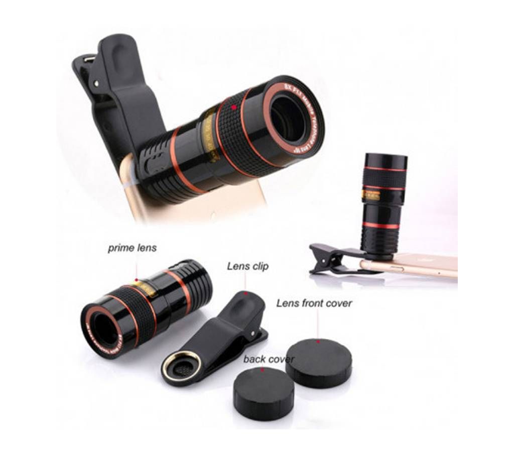 Mobile Telephoto 8X Zoom Lens 