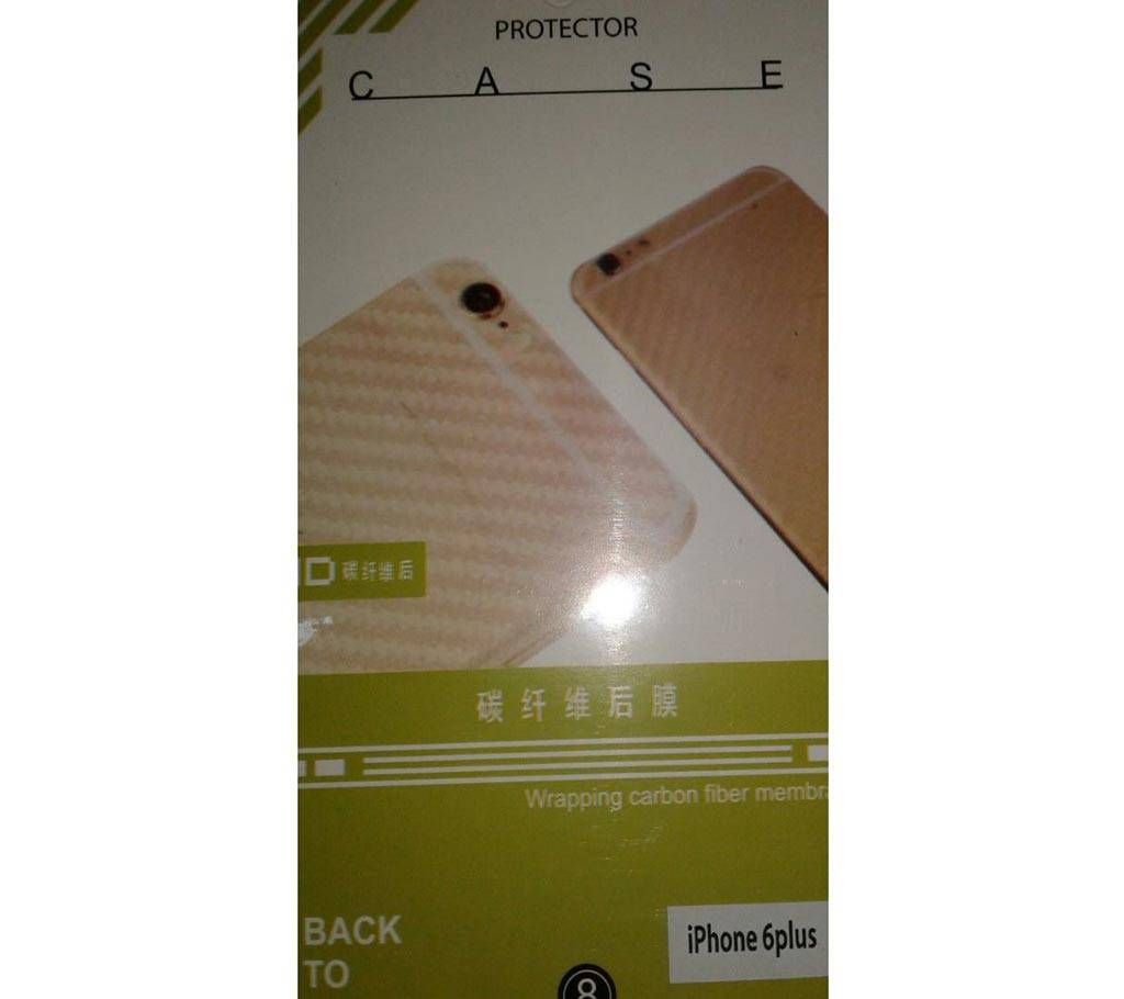 Carbon fiber sticker for i phone 6 plus