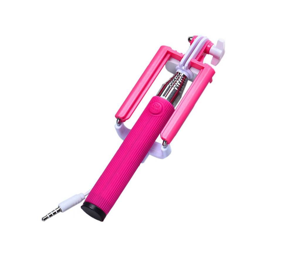 Selfie-Stick for iPhone and Android Smart Phone - Pink