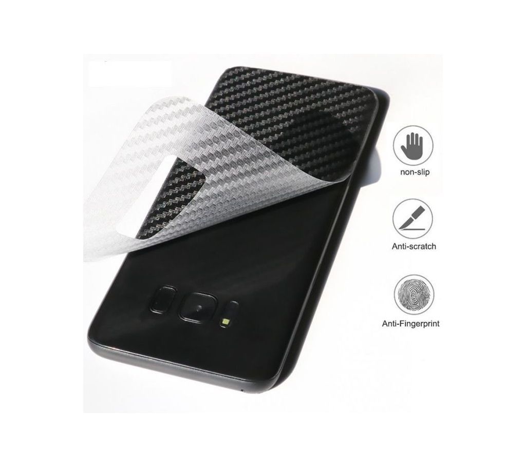 Nokia 3.1 3D Clear Carbon Fiber Back Side Durable Protector Film