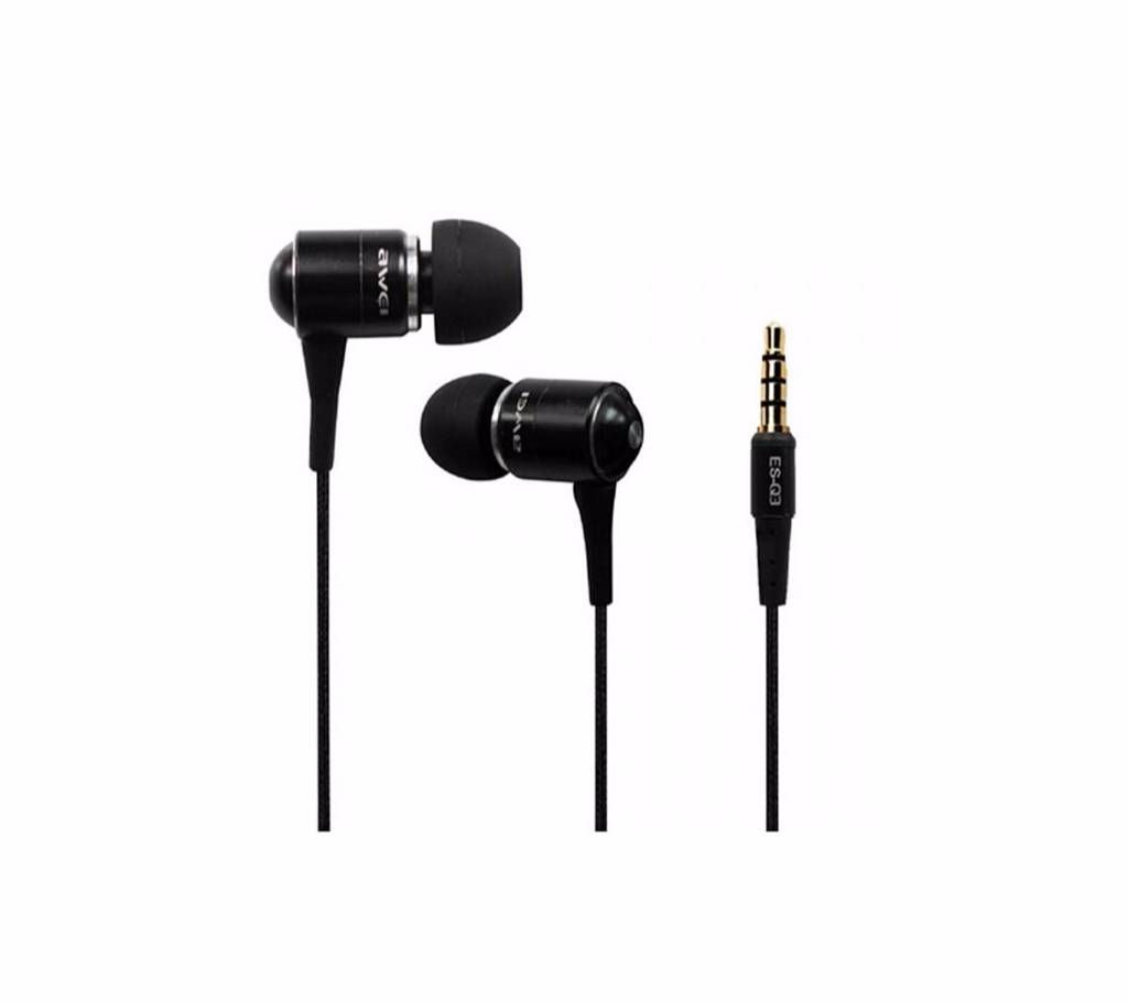 Awei ES-Q3 In-Ear Earphone - Black