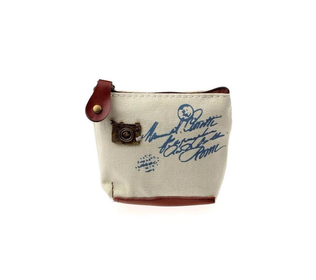 Mini Canvas material headphone bag