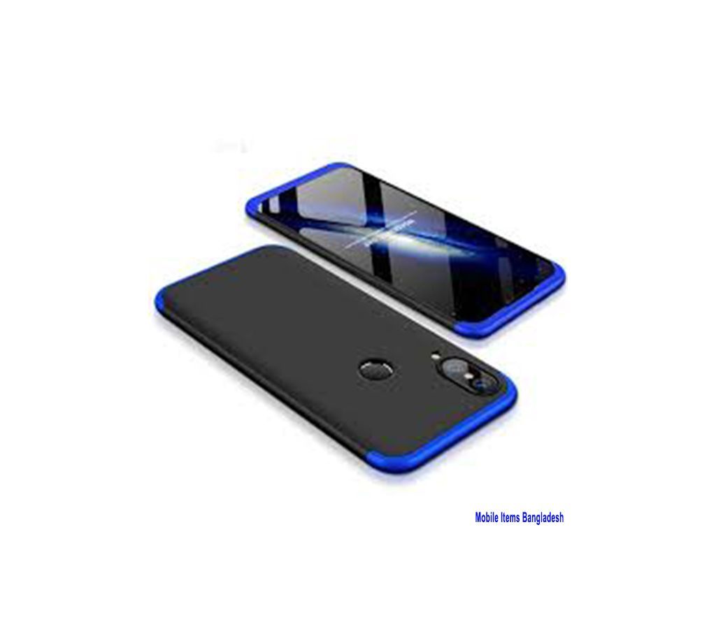 360 Degree Phone Case for Huawei Nova 3i-Blue And Black