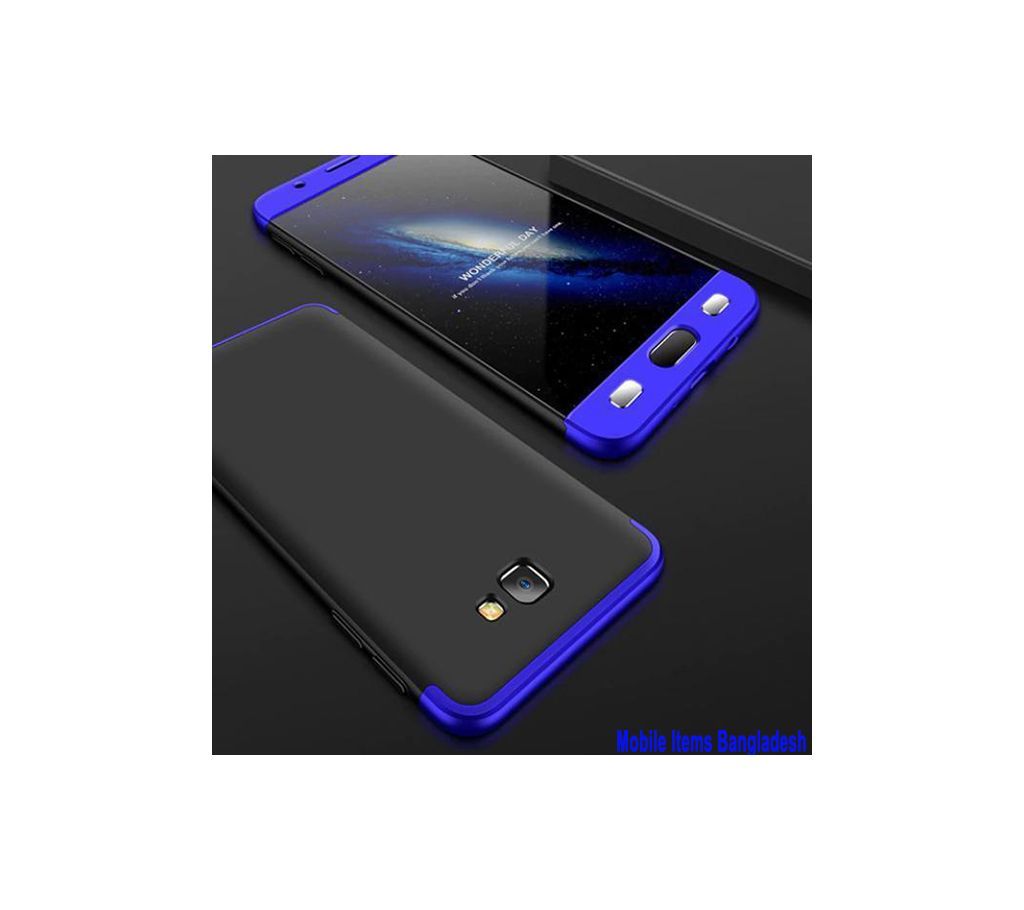 360 Degree Phone Case-Blue And Black Samsung Galaxy J7 Max 