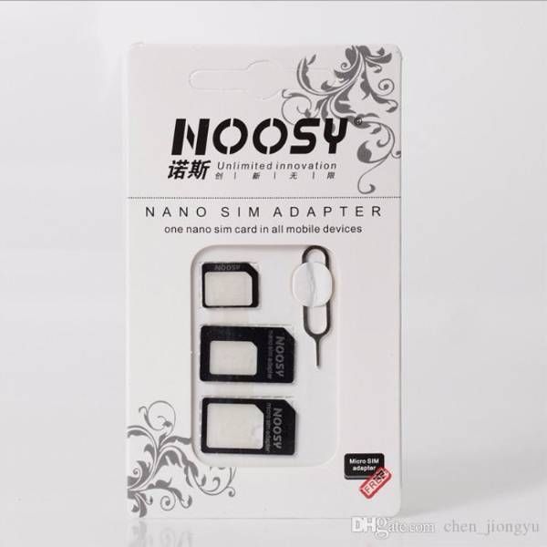 Nano SIM To Micro/Standard Card Adaptor