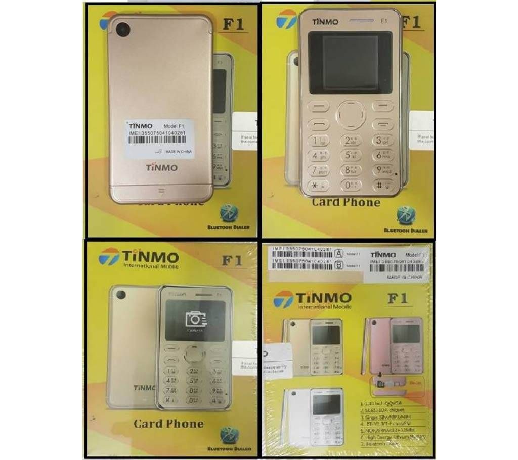 Tinmo F1 Card Phone With 1 year warranty  