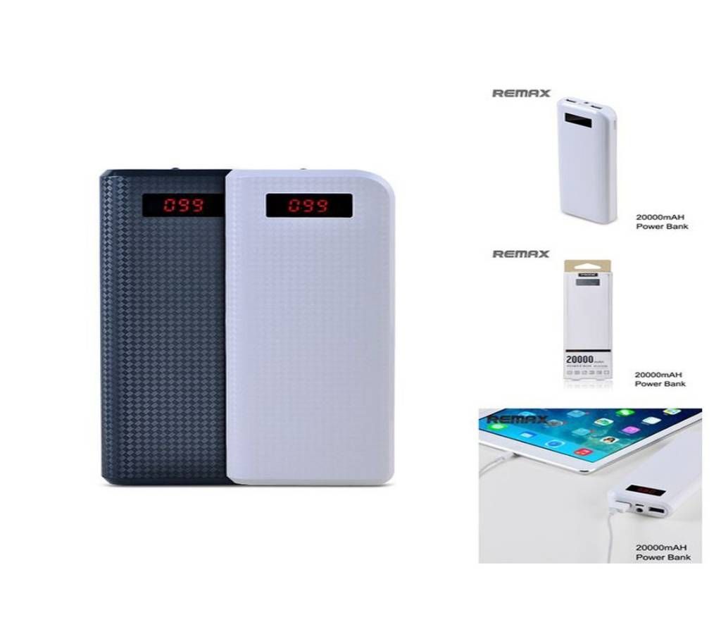 Remax Proda Dual-USB Power Bank 20000mAh - White